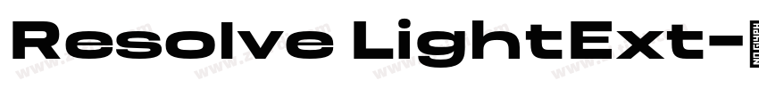 Resolve LightExt字体转换 Resolve LightExt字体转换